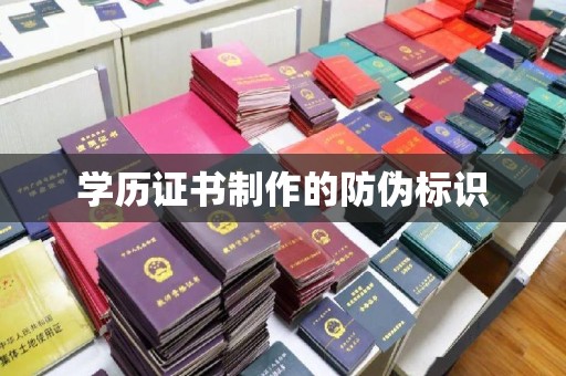阳明学历证书制作的防伪标识