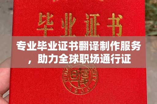 阳明专业毕业证书翻译制作服务，助力全球职场通行证