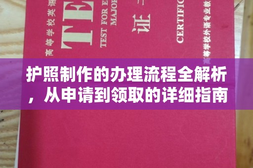 阳明护照制作的办理流程全解析，从申请到领取的详细指南