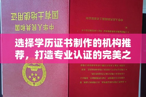 阳明选择学历证书制作的机构推荐，打造专业认证的完美之选