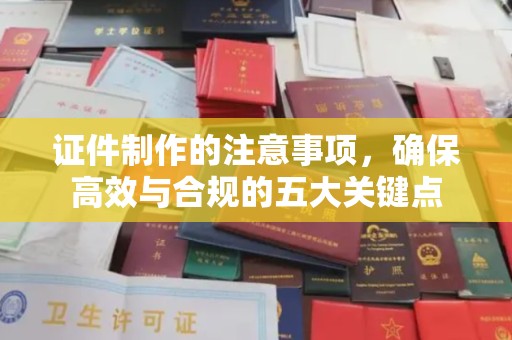阳明证件制作的注意事项，确保高效与合规的五大关键点