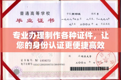 阳明专业办理制作各种证件，让您的身份认证更便捷高效
