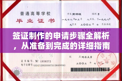 阳明签证制作的申请步骤全解析，从准备到完成的详细指南