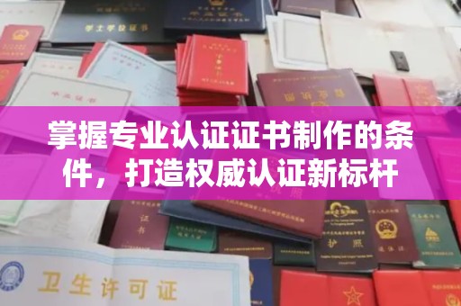 阳明掌握专业认证证书制作的条件，打造权威认证新标杆