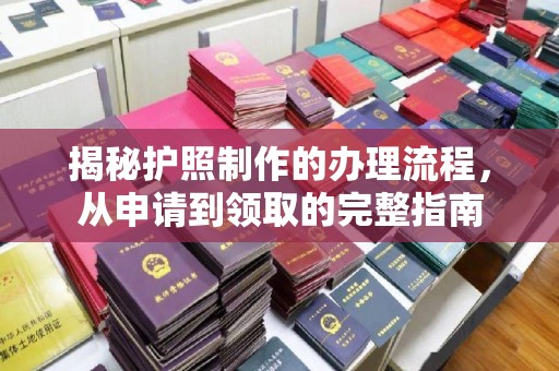 阳明揭秘护照制作的办理流程，从申请到领取的完整指南