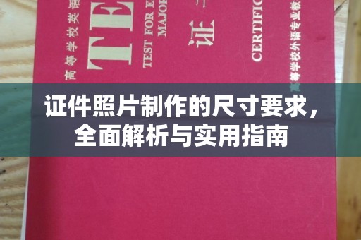 阳明证件照片制作的尺寸要求，全面解析与实用指南