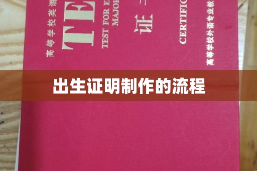 阳明出生证明制作的流程