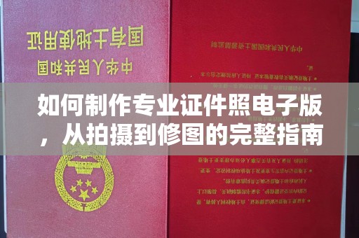 阳明如何制作专业证件照电子版，从拍摄到修图的完整指南